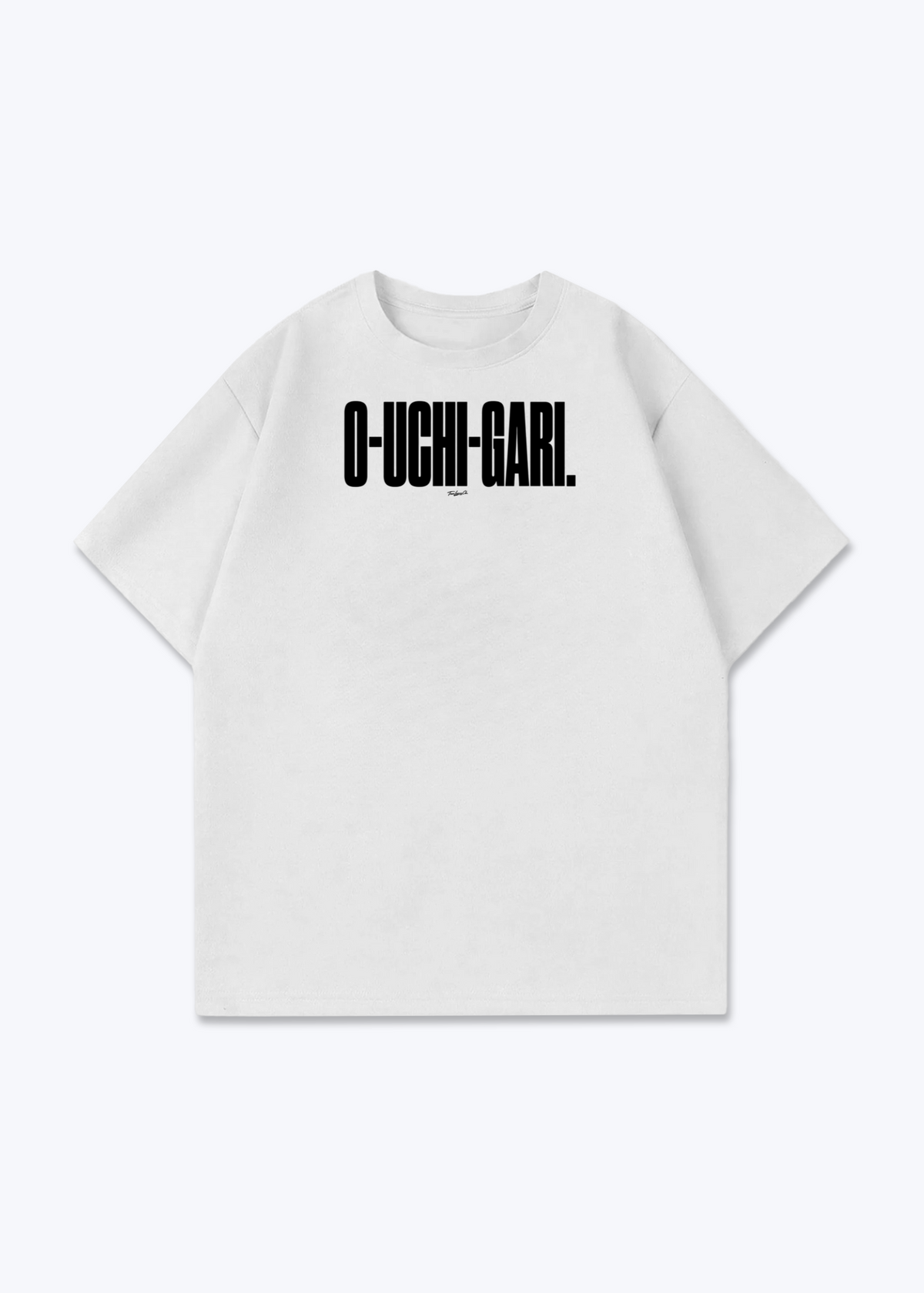 O-UCHI-GARI - Oversized Shirt - White Front (Designed)