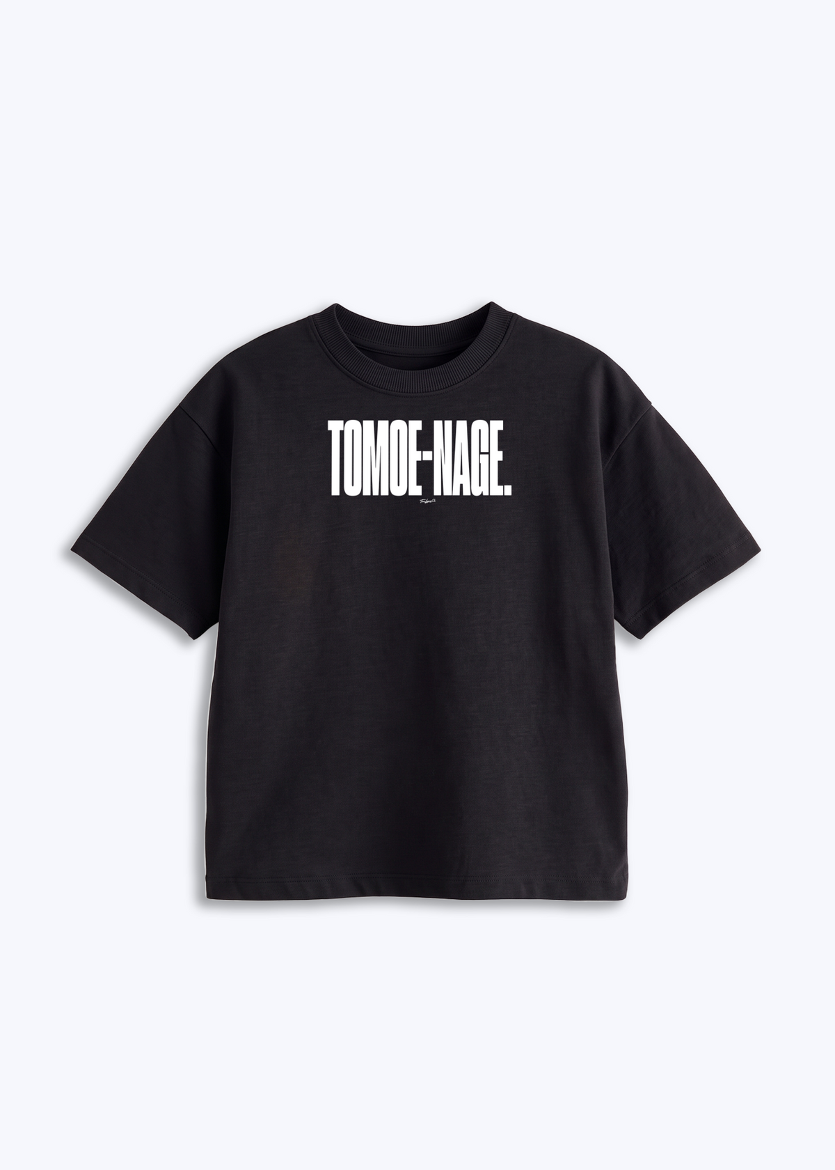 TOMOE-NAGE - Kids Shirt - Schwarz Front (Designed)