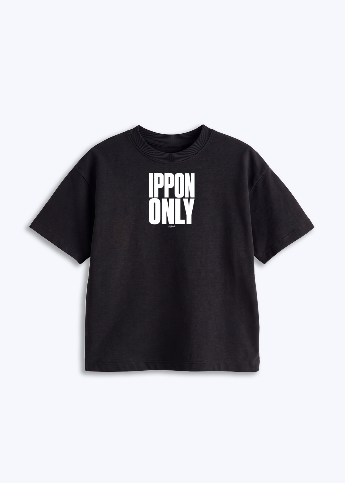 IPPON ONLY - Kids Shirt - Schwarz Front (Designed)
