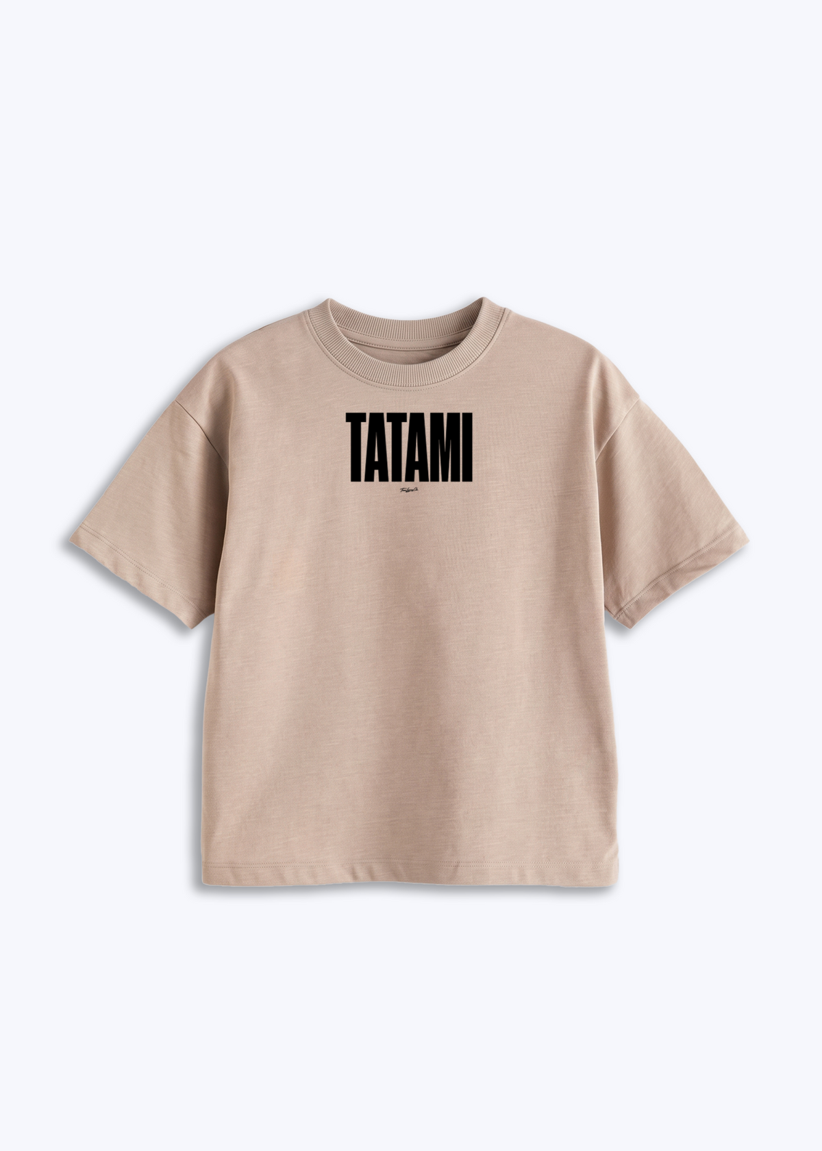TATAMI - Kids Shirt - Beige Front (Designed)