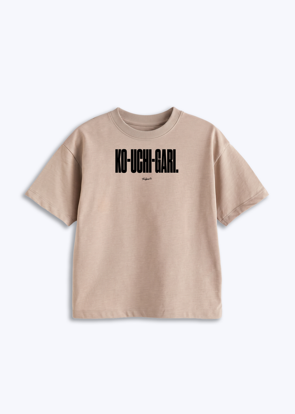 KO-UCHI-GARI - Kids Shirt - Beige Front (Designed)