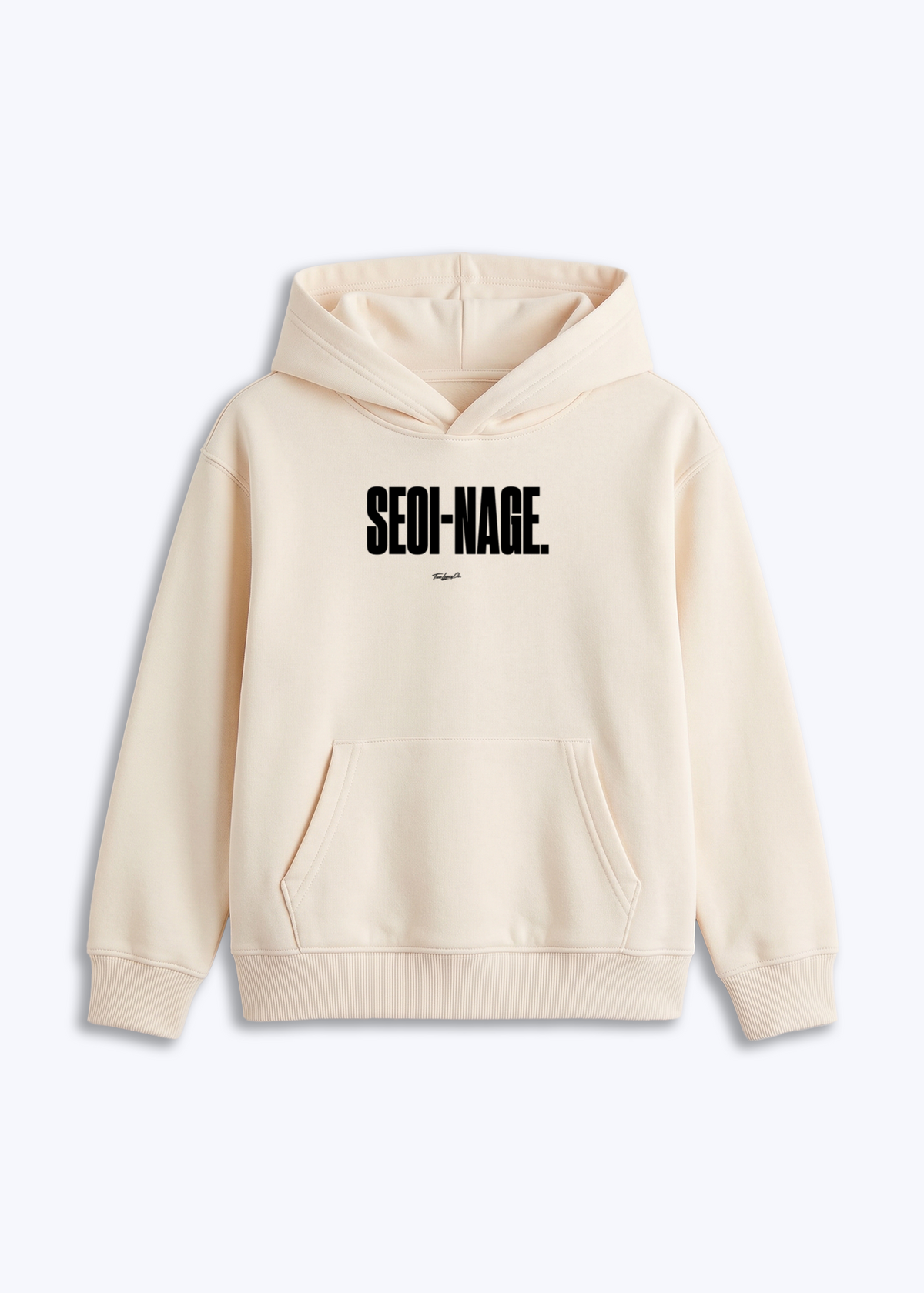 SEOI-NAGE - Kids Hoodie - Beige Front (Designed)