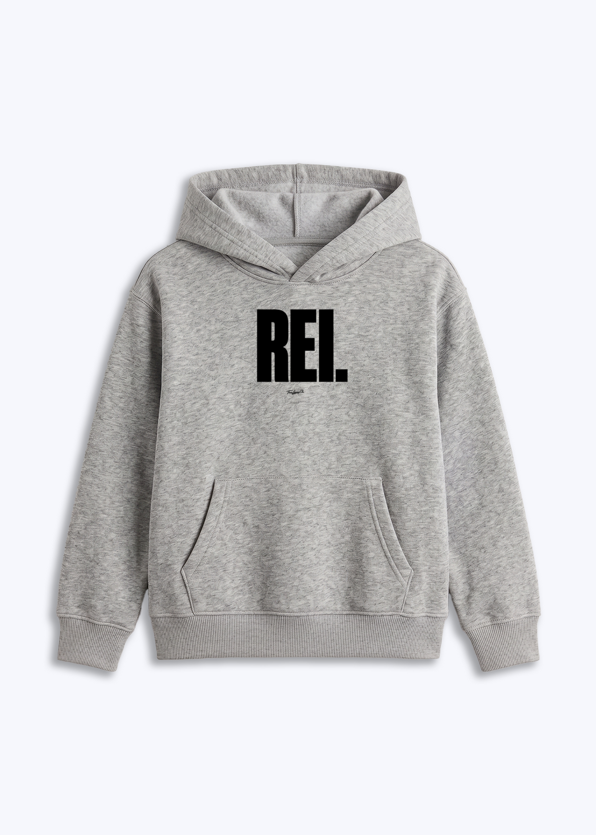 REI - Kids Hoodie - Grau Front (Designed)
