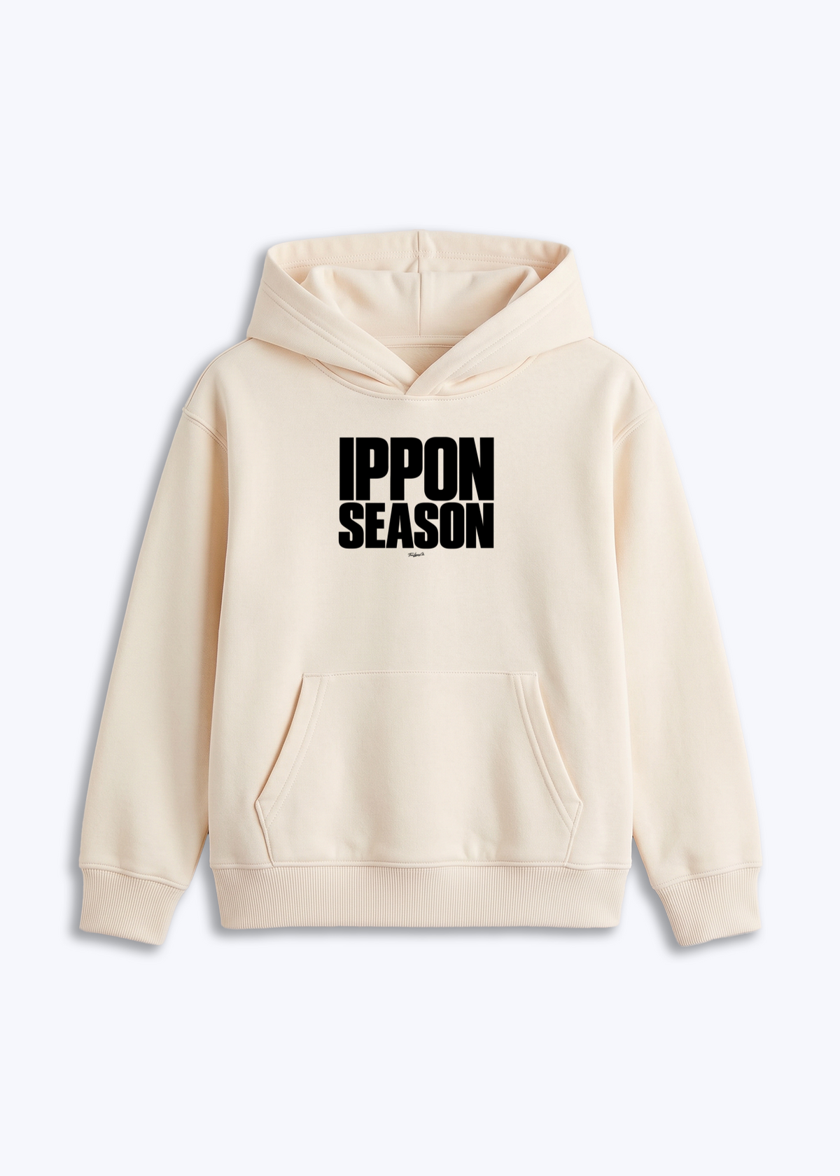 IPPON SEASON - Kids Hoodie - Beige Front (Designed)