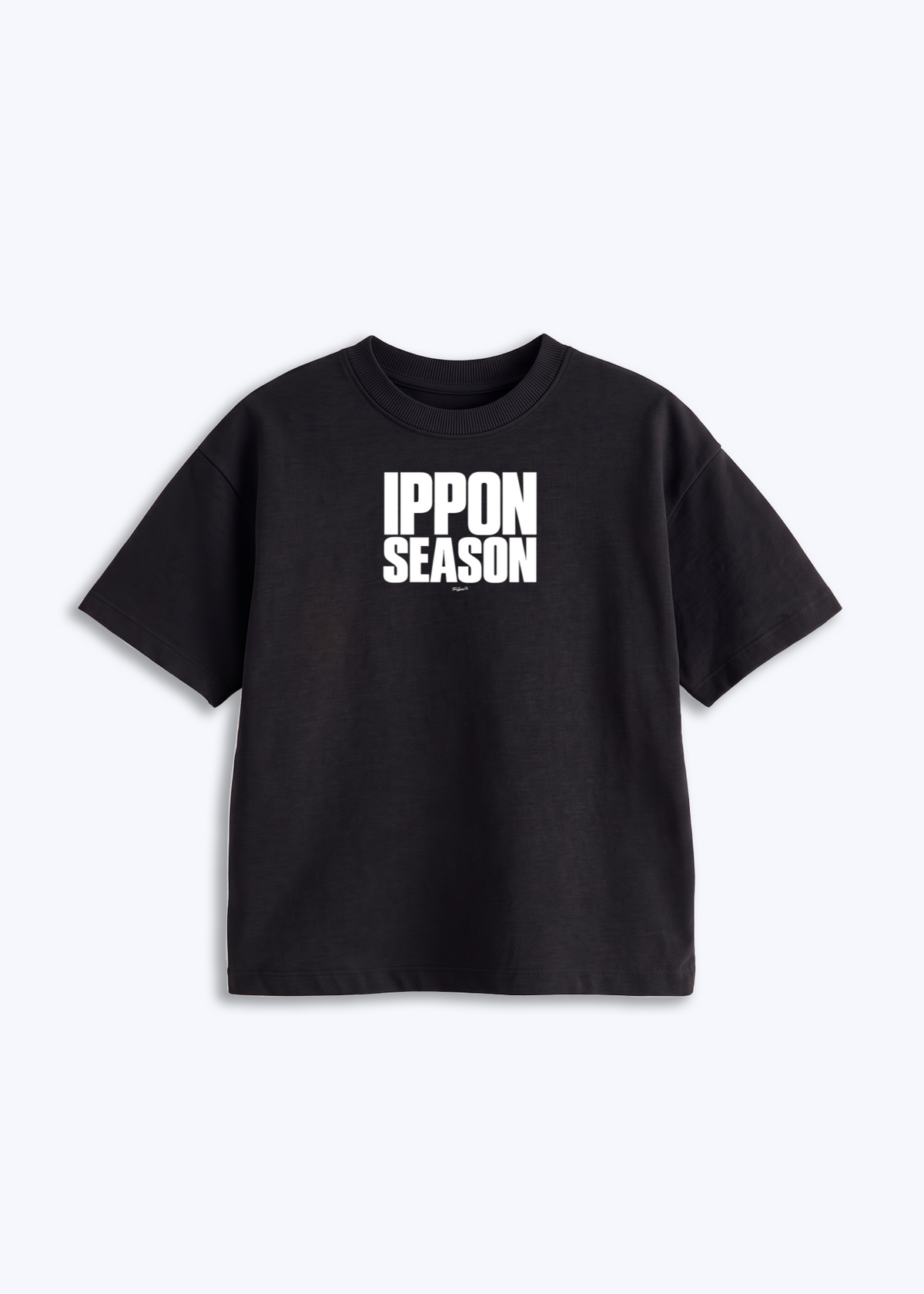IPPON SEASON - Kids Shirt - Schwarz Front (Designed)