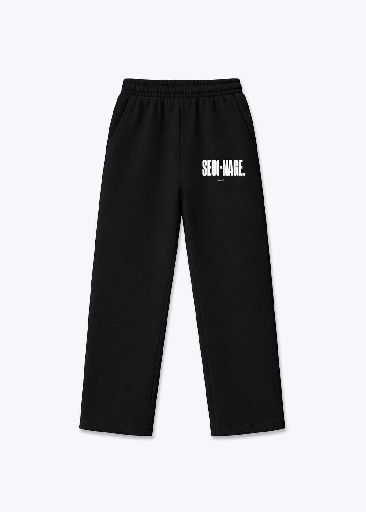 SEOI-NAGE - Trackpants - Black Front (Designed)
