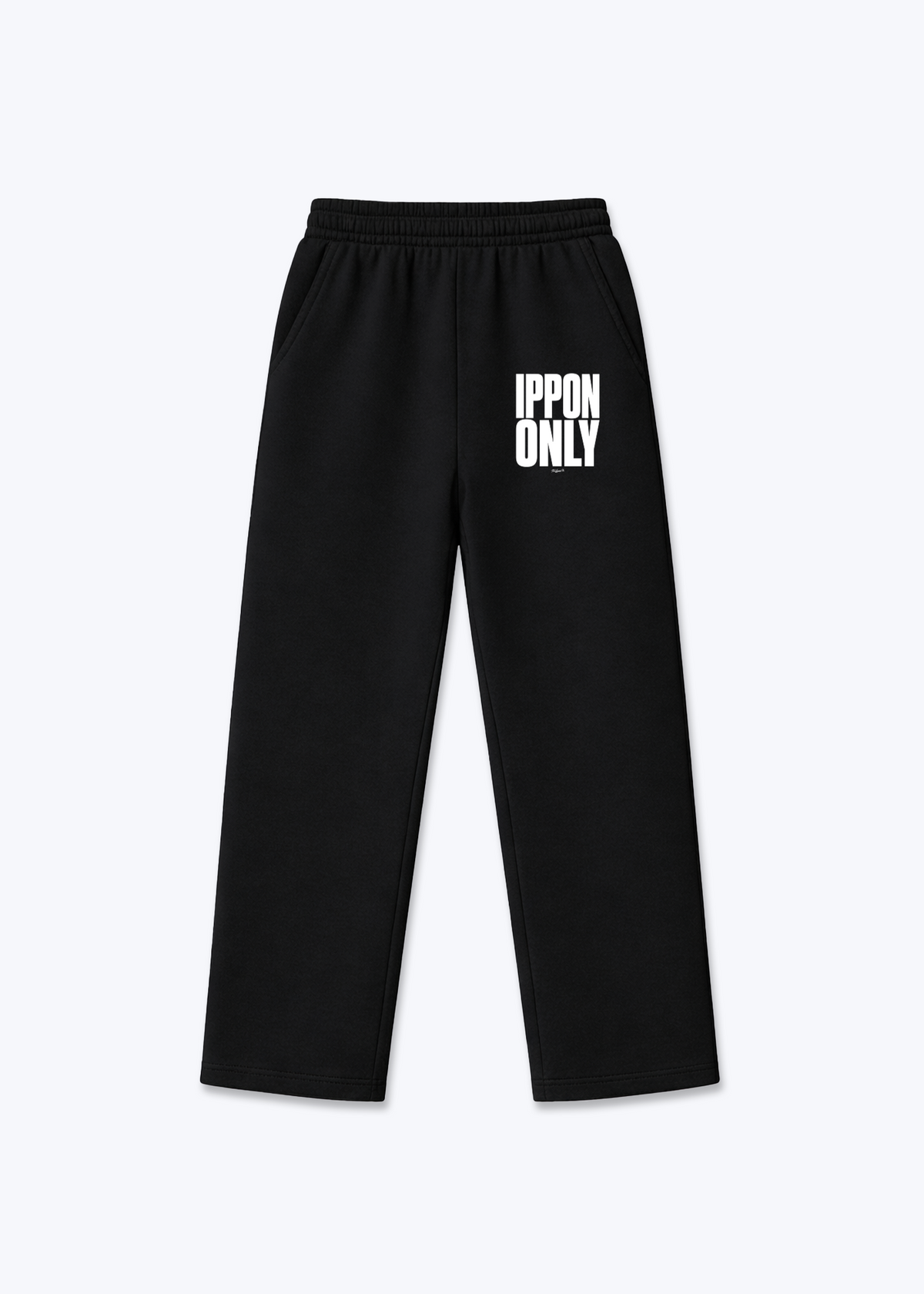 IPPON ONLY - Trackpants - Black Front (Designed)
