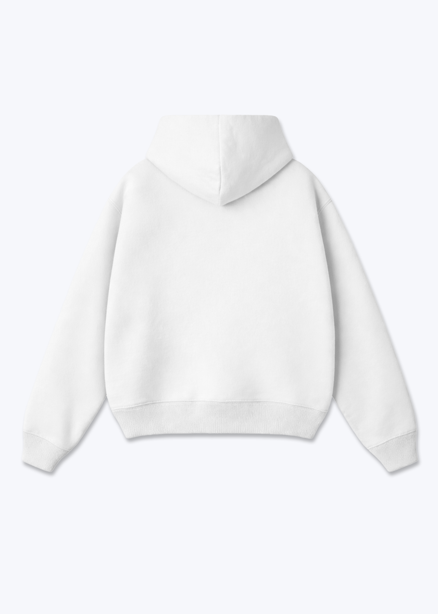 CLEAN BLANK - Oversized Hoodie - White Back Base