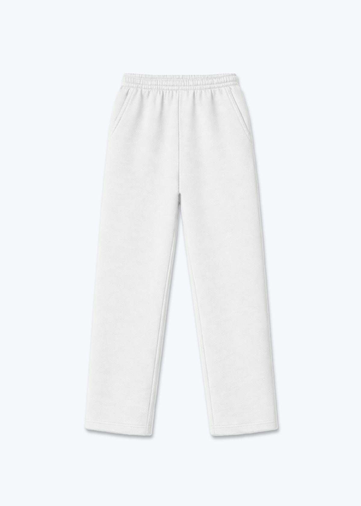 CLEAN BLANK - Trackpants - White Front Base